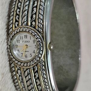 Studio Silver Bangle Bracelet Watch
